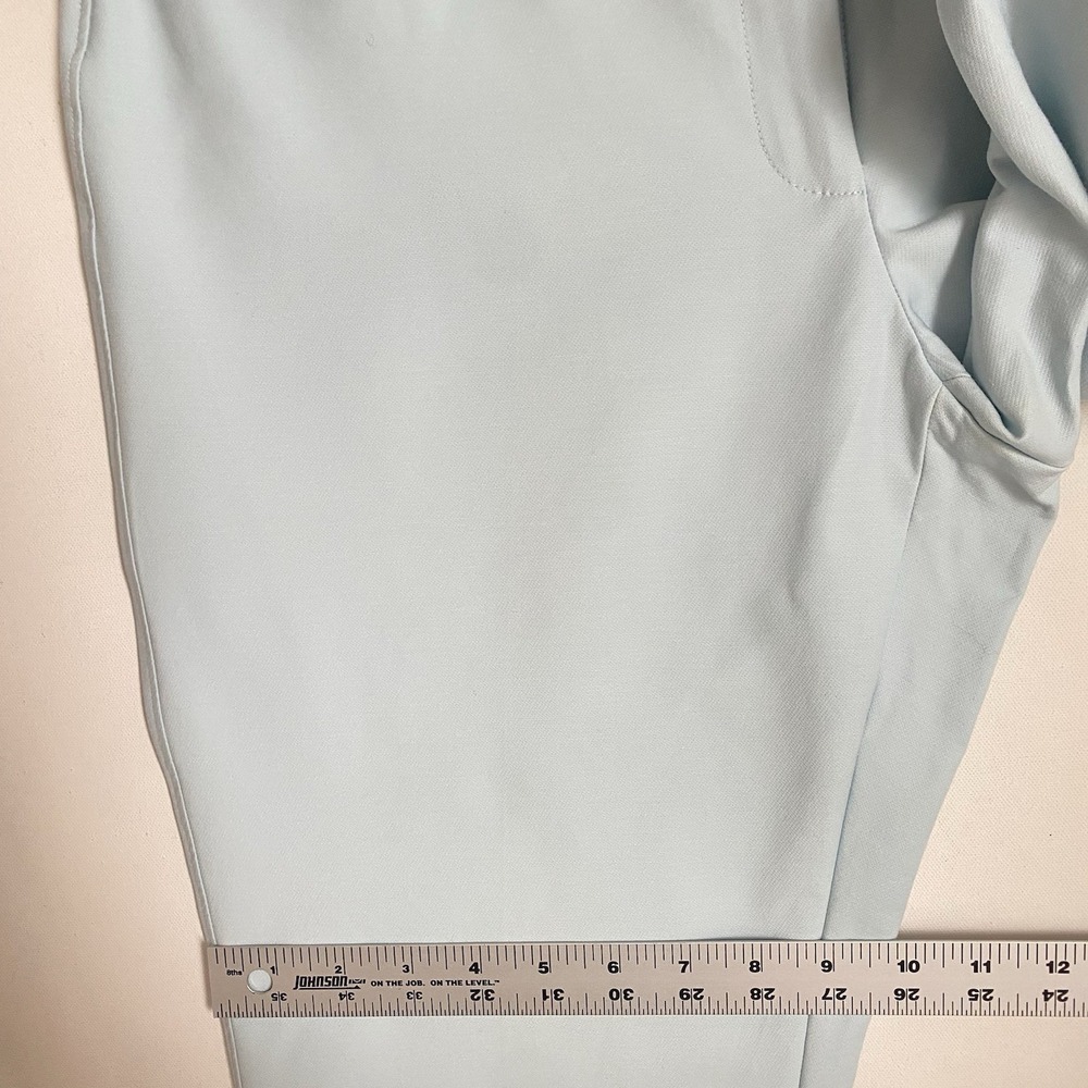 White House Black Market Dress Pants Size 12 Light Blue Slim Career Stretch - Picture 11 of 12
